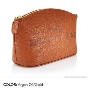 Marc Jacobs The Leather Beauty Bag Makeup Bag